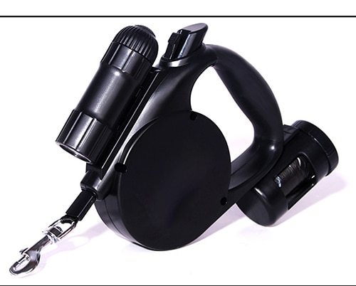 4.5 m LED light and garbage splitter automatic telescopic traction belt (flat rope)