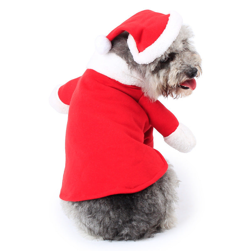 Festive Pet Christmas Outfit – Cute Standing Costume for Holiday Magic