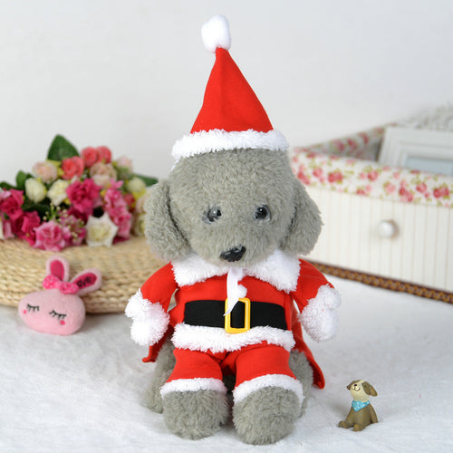 Festive Pet Christmas Outfit – Cute Standing Costume for Holiday Magic