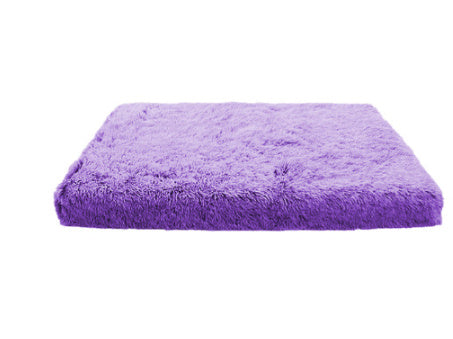 Plush and Cozy Square Pet Bed Wave Memory Foam Deep Sleep Dog Sofa Bed
