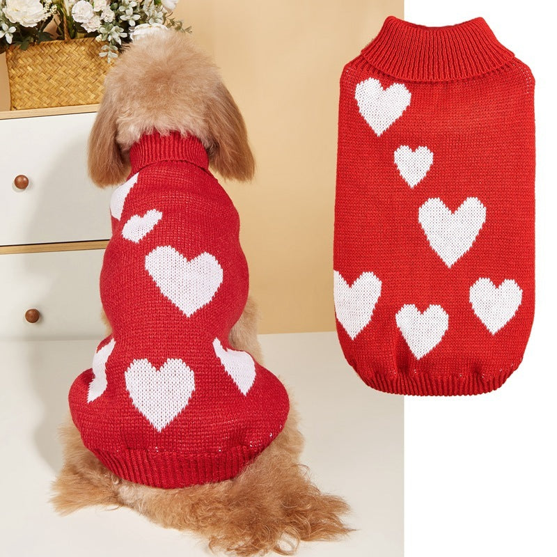 Share the Love — Adorable Valentine’s Sweater for Your Furry Valentine
